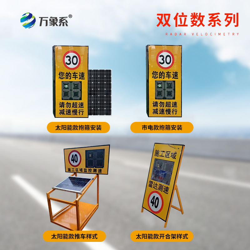 開合架款雷達測速儀